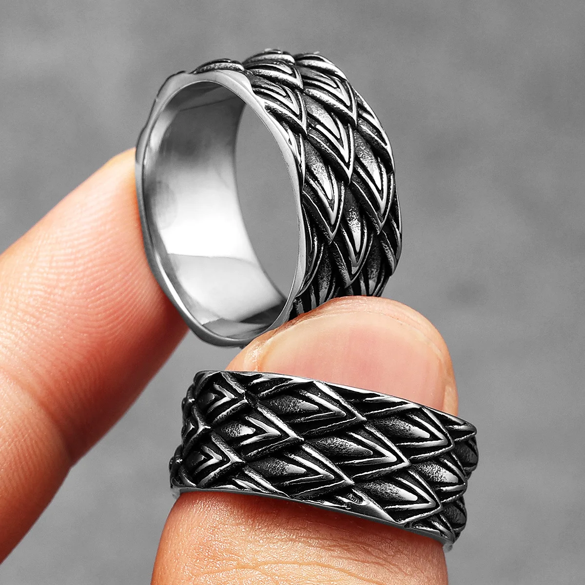 Unique Eagle Feather Men Rings - đánh giá và giá Vintage Fashion Newtown