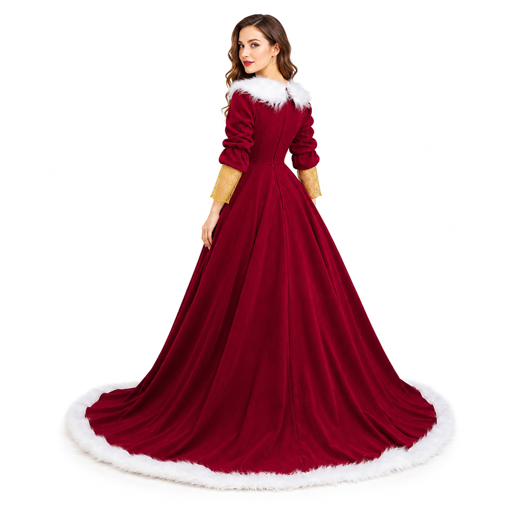 Deluxe Mrs Claus Costumes Adul - đánh giá và giá Vintage Victorian Fashion