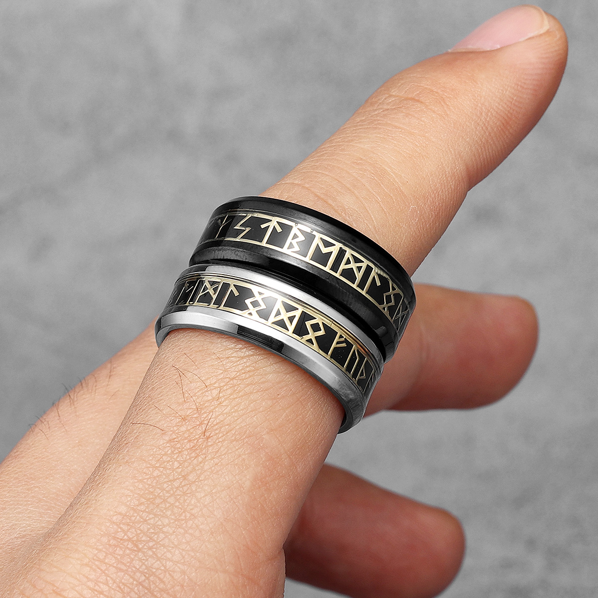Viking Elder Futhark Rune Band - đánh giá và giá Vintage Fashion Newtown