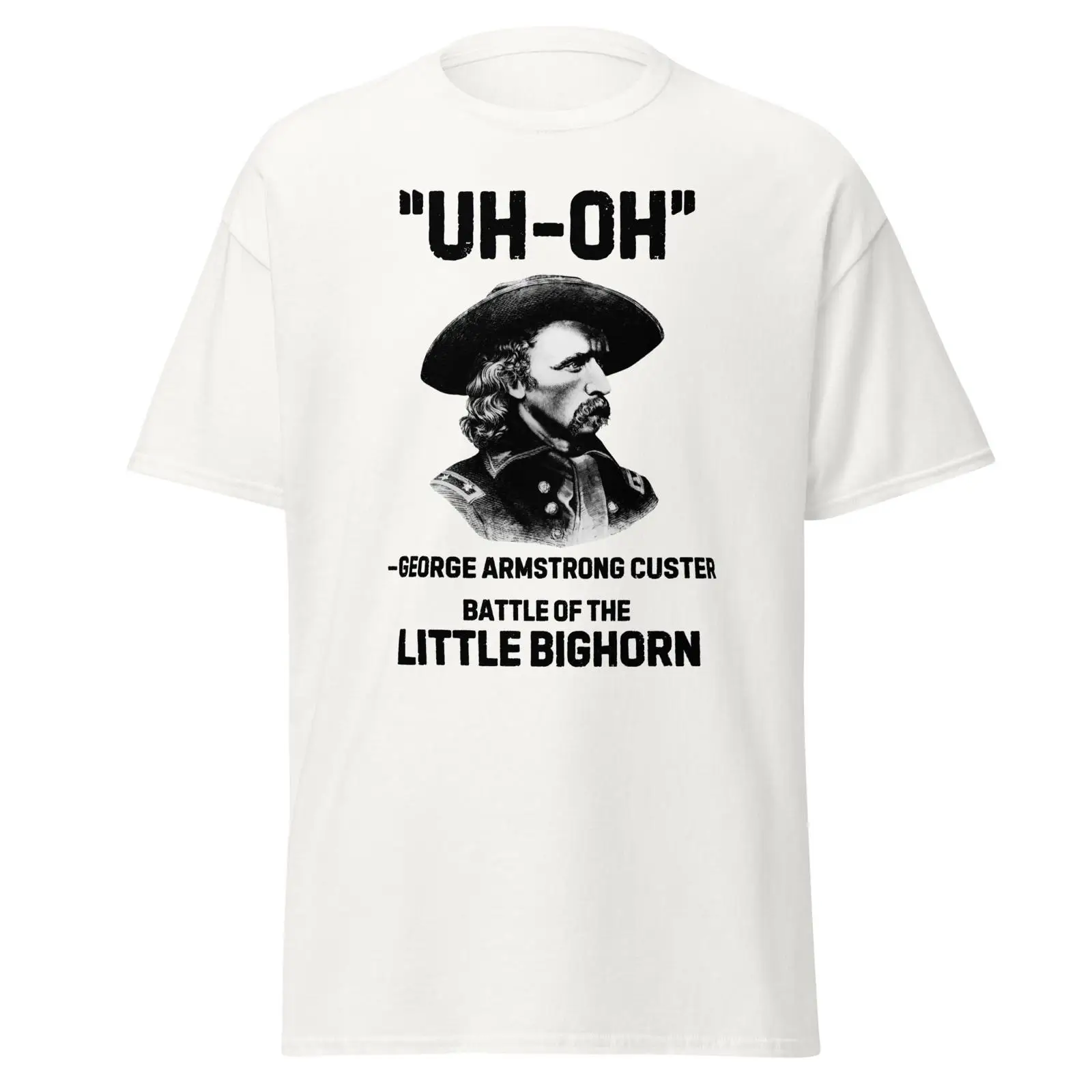 Uh Oh George Custer T Shirt Da - đánh giá và giá Vintage Fashion History
