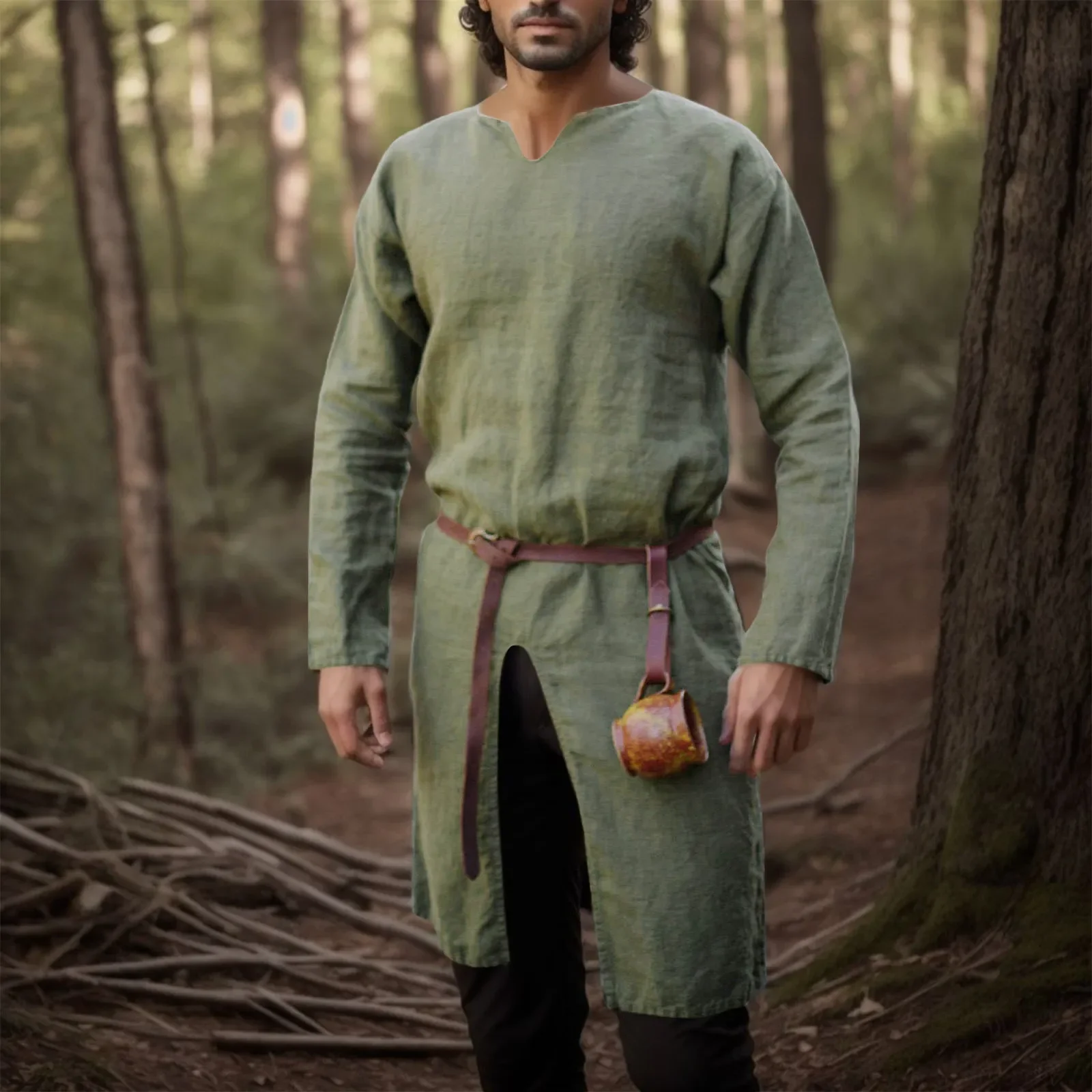 Medieval Men's Pirate Costume  - đánh giá và giá Vintage Victorian Fashion