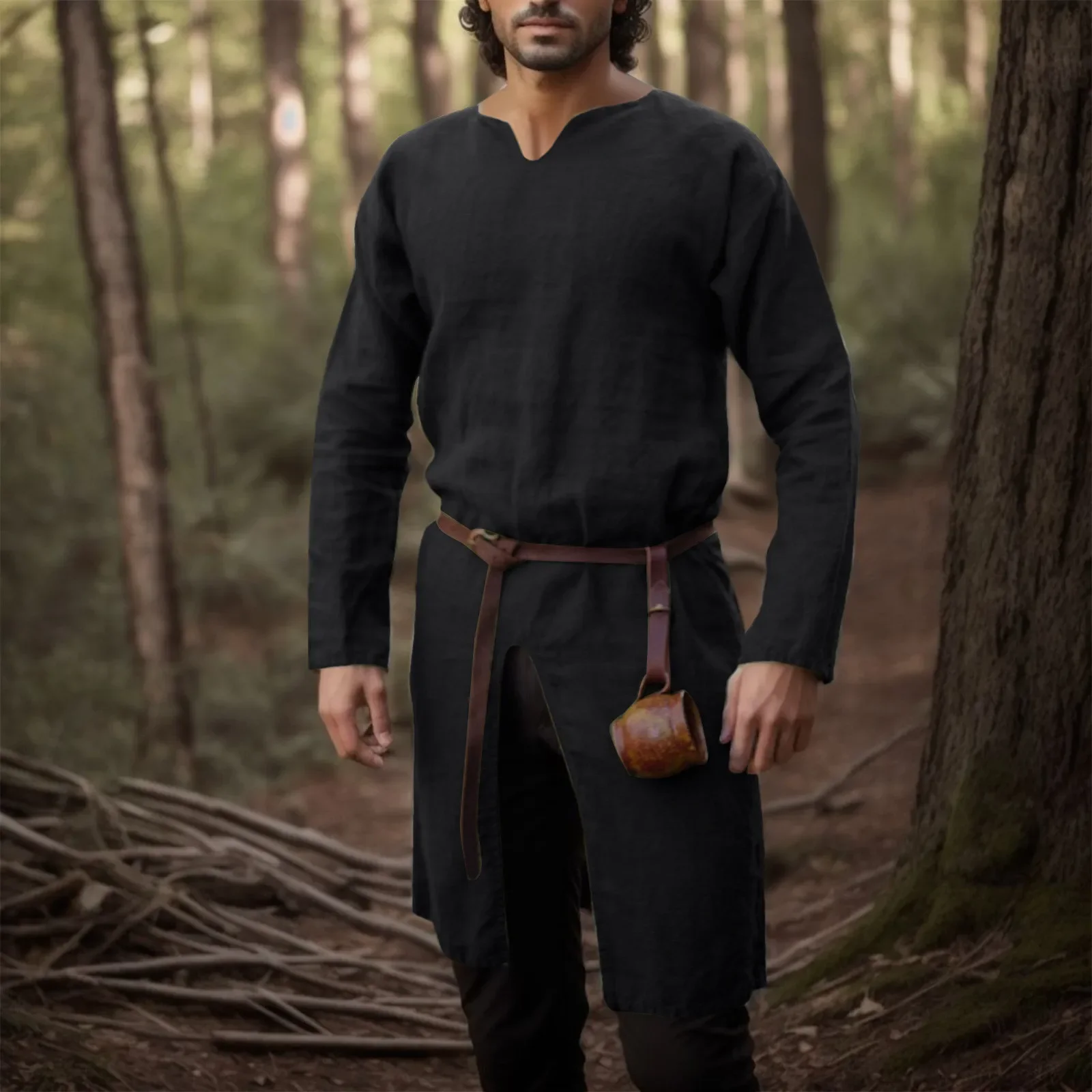 Medieval Men's Pirate Costume  - đánh giá và giá Vintage Victorian Fashion