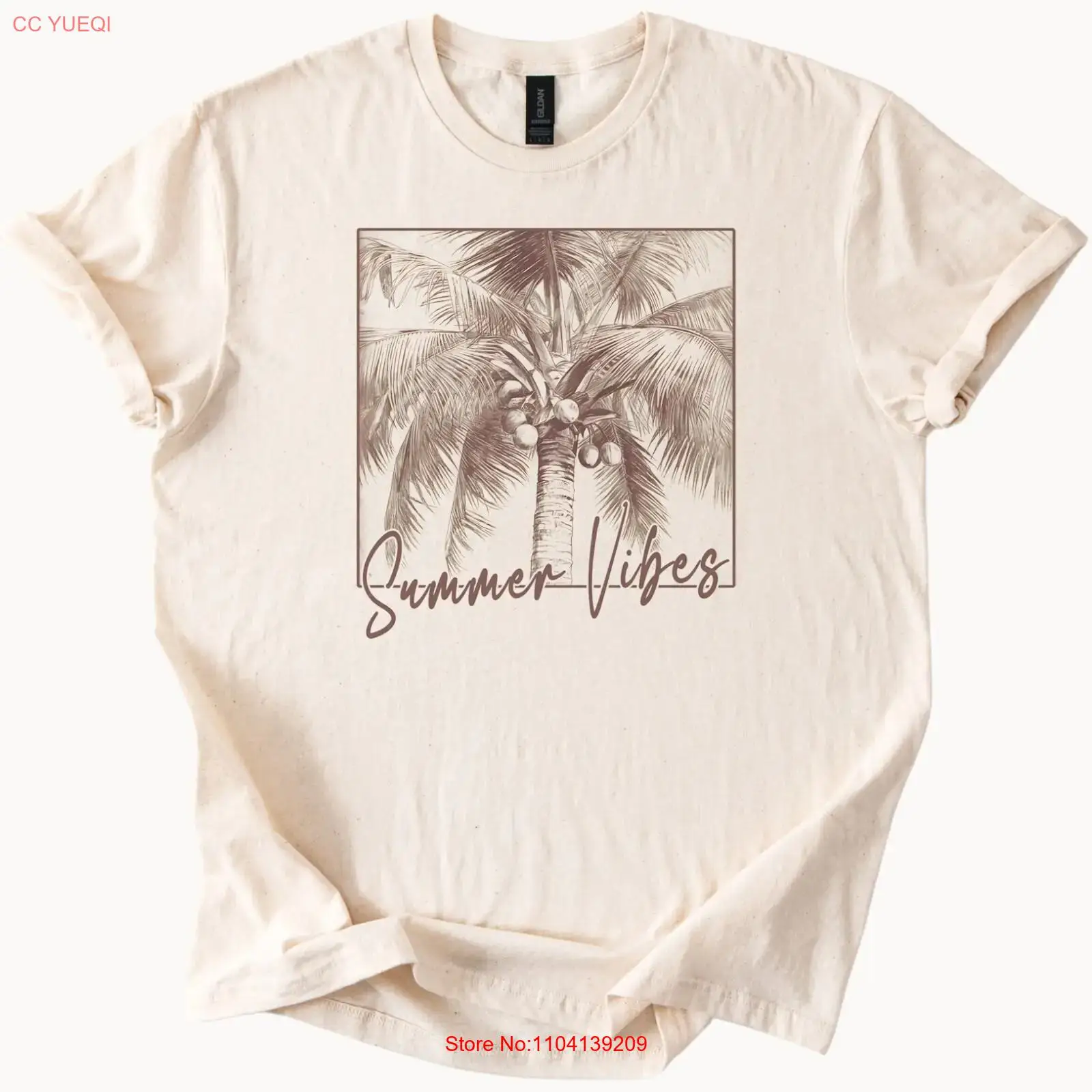Summer Vibes Palm Tree T Shirt - đánh giá và giá Vintage Vibes Fashion