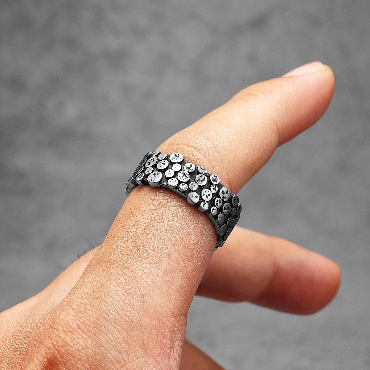 Minimalism Spot Men Rings Stai - đánh giá và giá Vintage Fashion Newtown