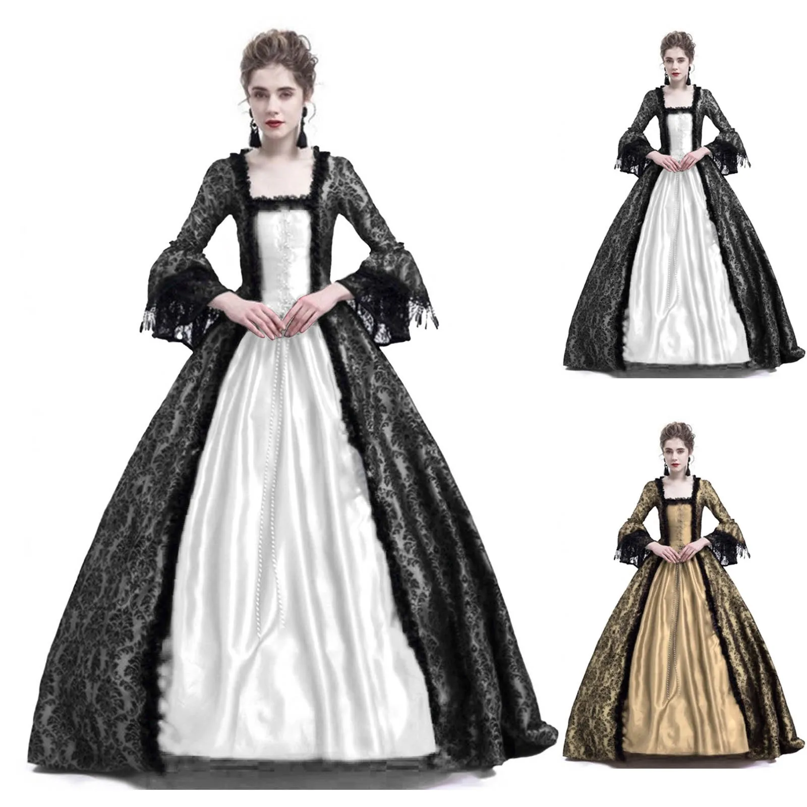 Halloween Cosplay Palace Women - đánh giá và giá Vintage Victorian Fashion