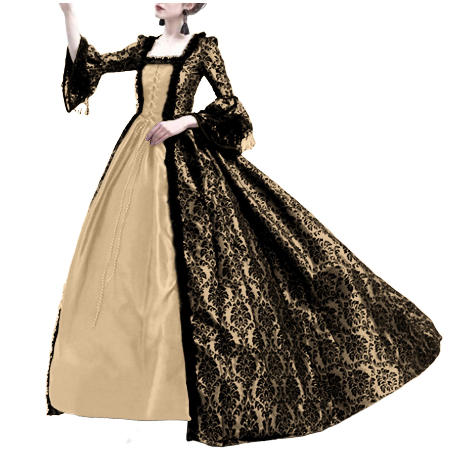 Halloween Cosplay Palace Women - đánh giá và giá Vintage Victorian Fashion